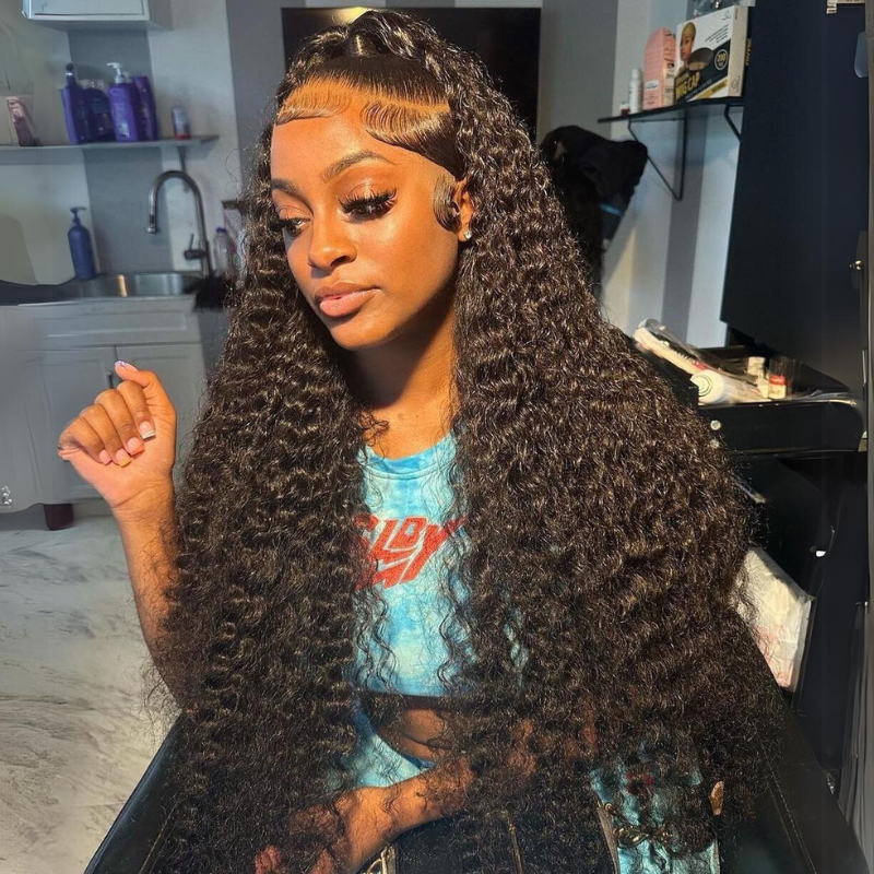 30 inch Buss Down Wig 32 34 36 38 Knee Length Long Human Hair Wigs