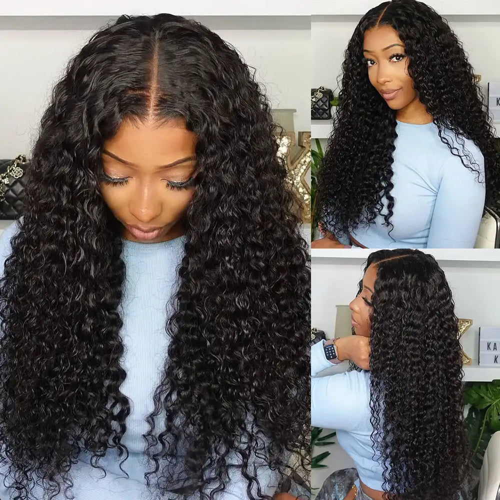 Deep Wave HD Lace Front Wig