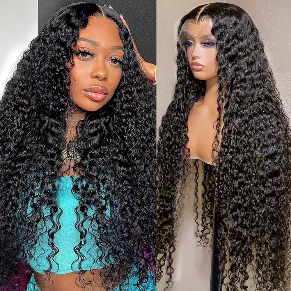 ALIGLOSSY 13x4 HD Lace Front Human Hair Wig – Straight, Body Wave, Deep Wave, Water Wave & Loose Deep Wave