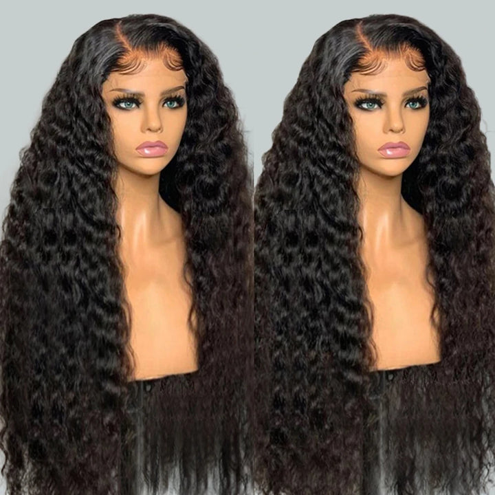 ALIGLOSSY 13x4 HD Lace Front Human Hair Wig – Straight, Body Wave, Deep Wave, Water Wave & Loose Deep Wave