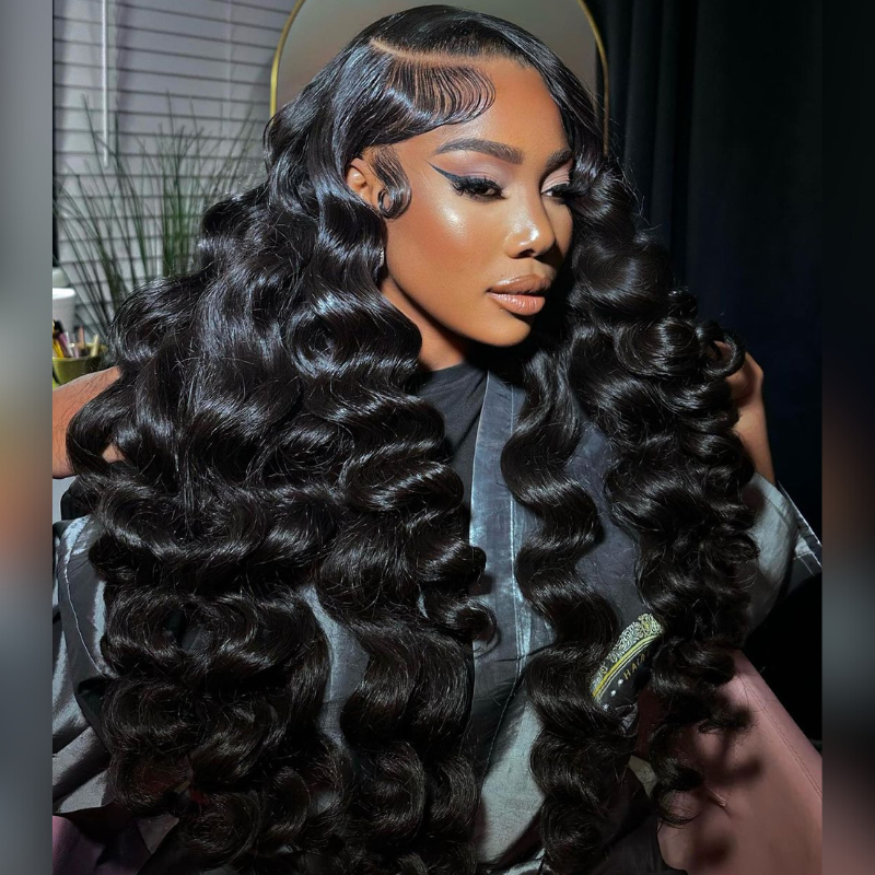 Aliglossy 30 32 34 36 38 Inch 200 250 Density 13x4 Lace Front Human Hair Wigs Straight Body Wave Loose Wave Deep Wave Water Wave Hair Wig