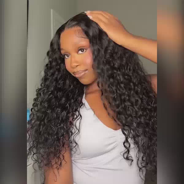 Aliglossy Glueless Water Wave Wig