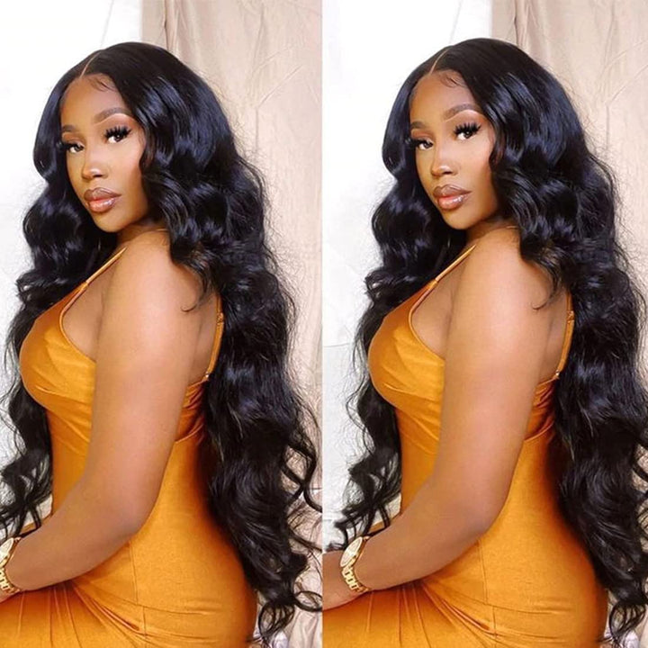 13x4 body wave lace front wig human hair