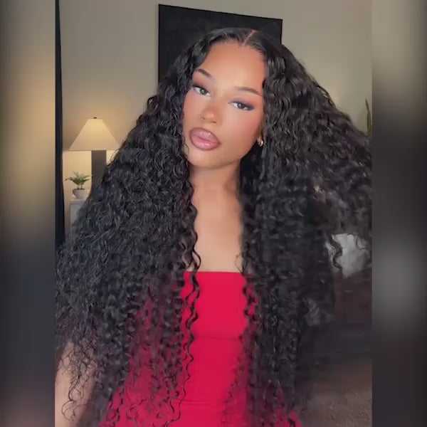 ALIGLOSSY 13x6 Water Wave Lace Frontal Wig