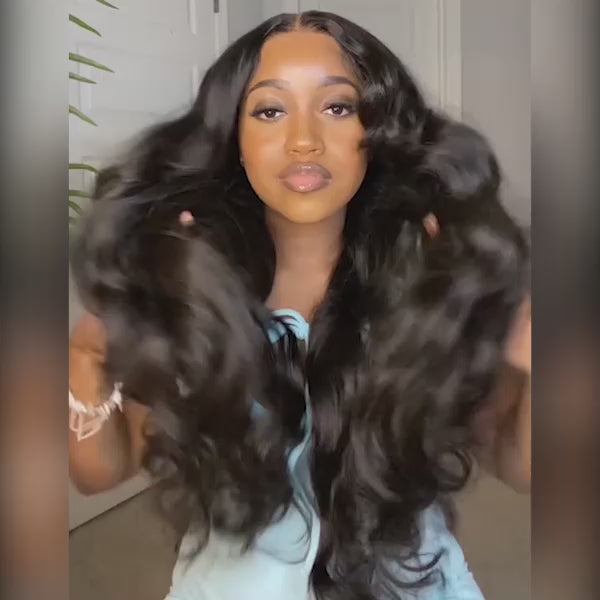 High density 250% human hair wig for big heads by Aliglossy