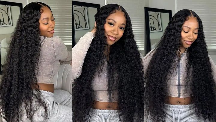 30 32 34 36 38 Inch Bussdown Wig Extra Long Front View
