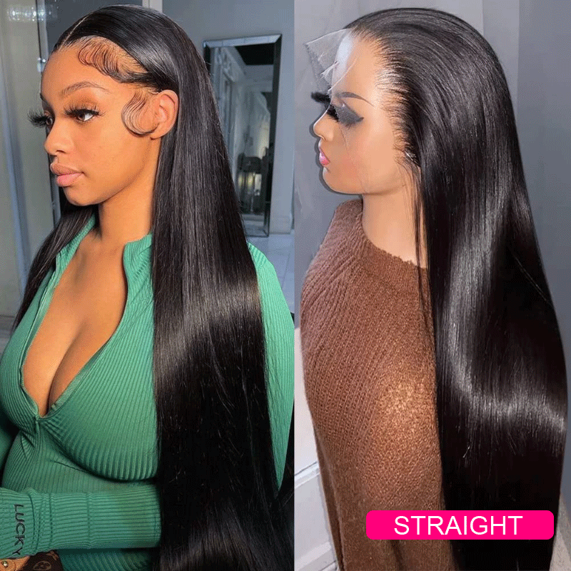 ALIGLOSSY 13x4 HD Lace Front Human Hair Wig – Straight, Body Wave, Deep Wave, Water Wave & Loose Deep Wave